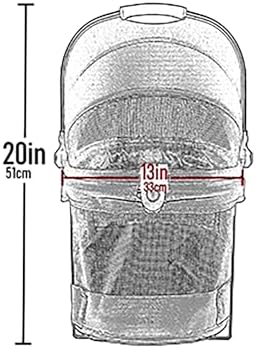 Pet Gear 20 inch Lava pet carrier side profile highlighting panoramic mesh ventilation
