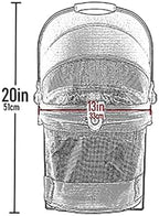 Pet Gear 20 inch Lava pet carrier side profile highlighting panoramic mesh ventilation