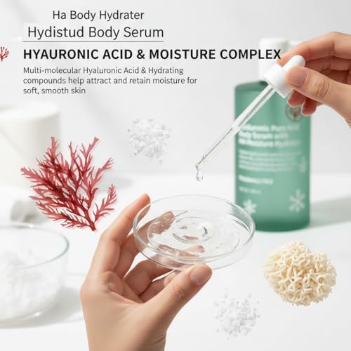 ETUIH fast absorbing non greasy body serum packaging displaying the 10 fluid ounce size.