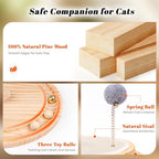 Packaging contents of the LMUGOOS imported feline mental exercise puzzle kit