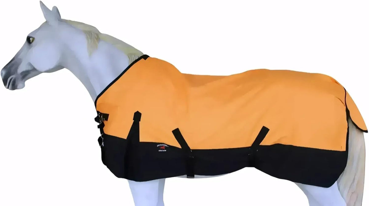 Challenger durable ripstop waterproof horse turnout sheet rear view