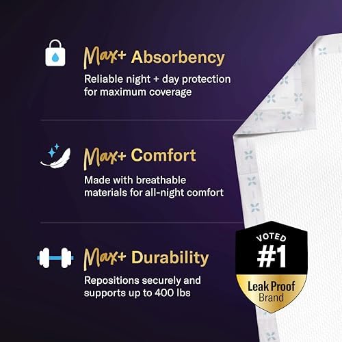 Curera disposable underpads demonstrating 5-layer LeakLock technology