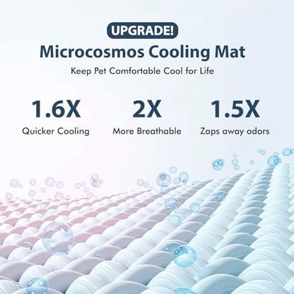 Multi layer breathable summer cooling pad used as a floor mat for kids