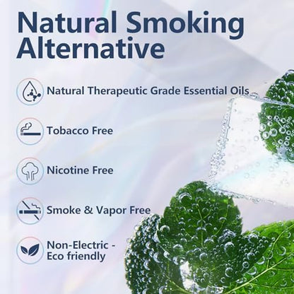 Natural air flavored inhaler sticks with non-electric design for craving relief