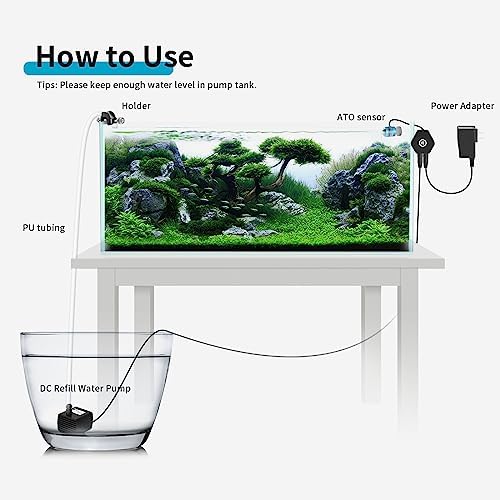 FZONE aquarium water replenishment system package box and all included accessories