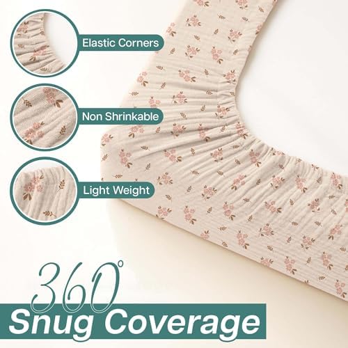 Mi Flor changing pad cover set packaging presentation