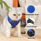 Three pack breathable mesh pet leash sets displayed together