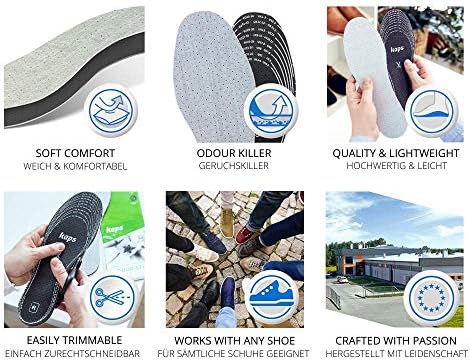 Perforated breathable Kaps Odour Stop insoles for sweat absorption