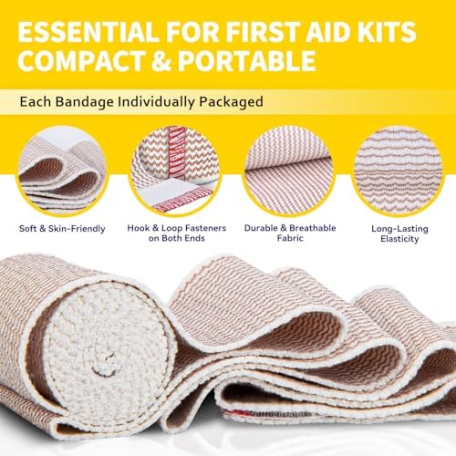 FRESINIDER 2 inch bandage showing hook and loop closure detail.