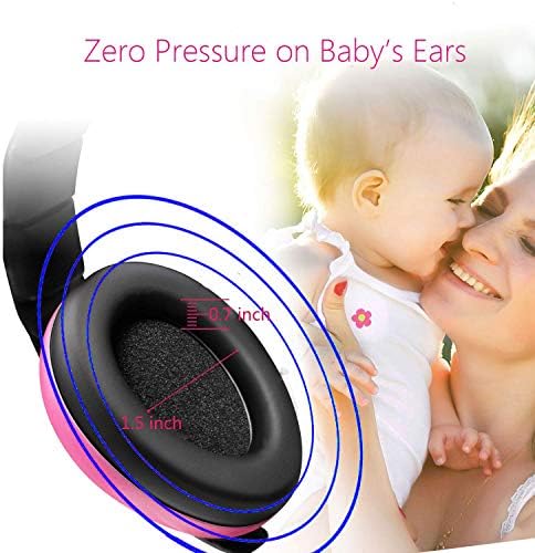 Comfortable noise reduction headphones for babies 0-3 years