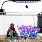 Detailed resin coral reef mountain structure with swim-through tunnels for betta fish