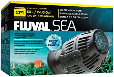 Fluval circulation pump side profile showing mounting bracket