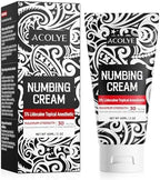 Acolye tattoo and cosmetic procedure numbing cream 60 grams container details