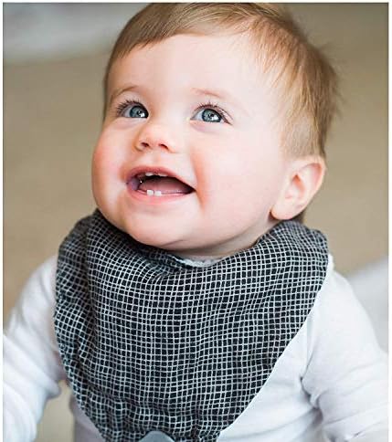 Back side pattern of Nuby reversible infant teething bib