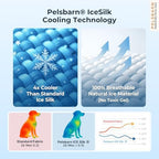 Pelsbarn ice silk summer comfort mat removable washable zippered cover