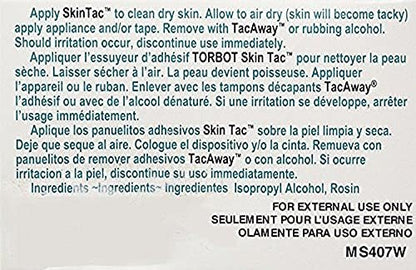 Hypoallergenic and latex free skin barrier wipes for glucose sensors