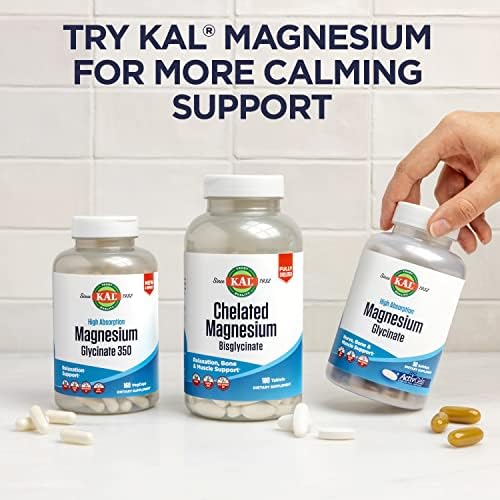 Side profile of Kal wellness supplement bottle layout