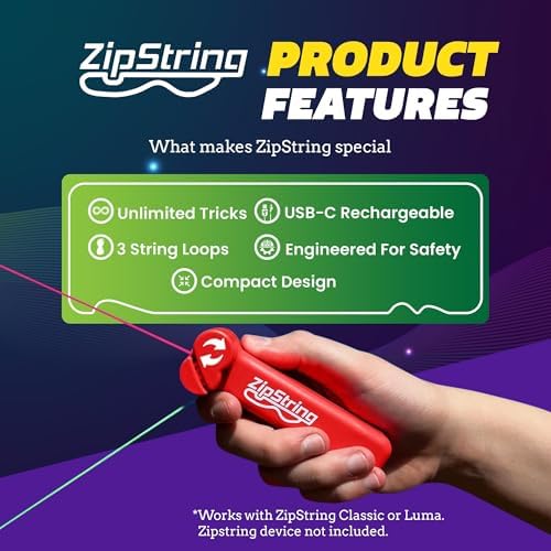 ZipString replacement ropes packaging displaying the Shark Tank featured logo and compatibility info.