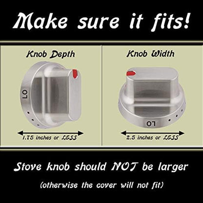 Driddle stove knob guard child proof lock installed
