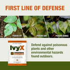 Individually wrapped Ivy X barrier wipes for poison oak and sumac protection
