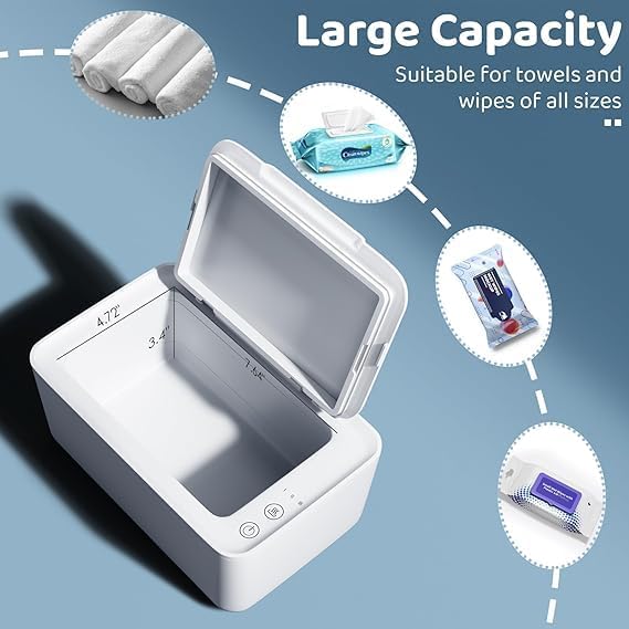 Alobeby infant wipes warmer with temperature control display