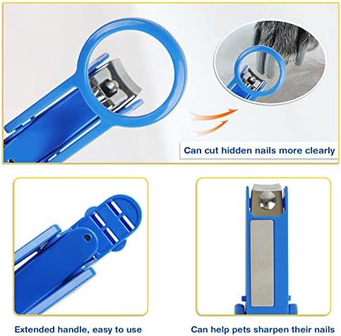 Frjjthchy pet grooming tool packaging and size reference