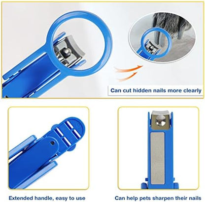 Frjjthchy small animal trimmer package contents with built in nail file