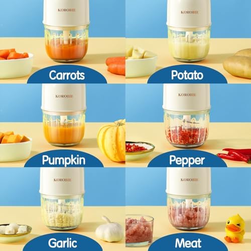 KOROBIE infant supplement mixer displaying safety lock mechanism components