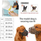 Diketone dog muzzle Size 6 black color variant for large breeds