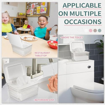 Side profile of Whiidoom wipes dispenser with non-slip base
