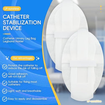 Close-up of breathable foam anchor for G-tube and feeding tube securement.