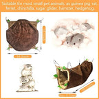 Green leaves and decorative details on Leftstarer pet hammock set