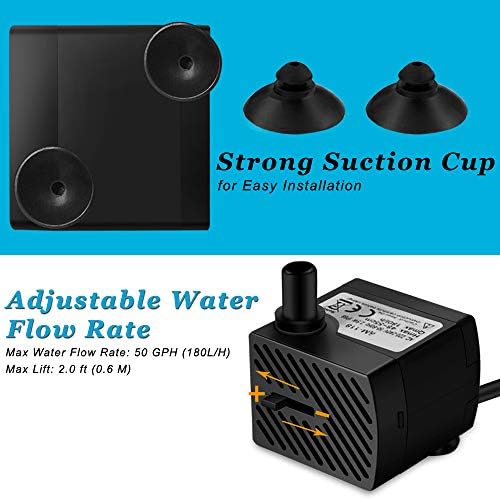 Domica mini water pump detachable parts for cleaning