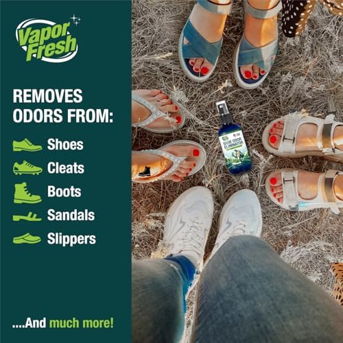 Vapor Fresh shoe spray for boots and cleats powerful odor defense