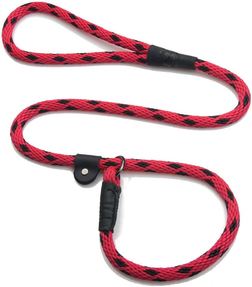 Mendota Pet Slip Leash - Dog Lead and Collar Combo - Made in The USA - Tan, 3/8 in x 6 ft - for Small/Medium Breeds - Image 9