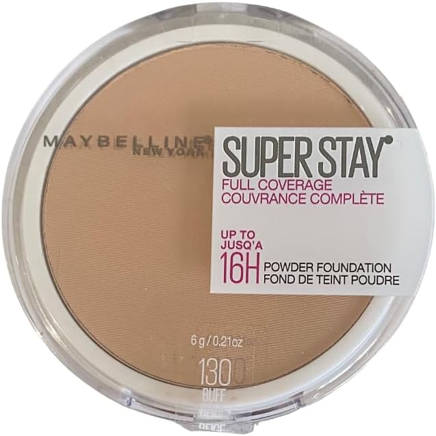 Maybelline Super Stay Full Coverage Powder Foundation Makeup, Up to 16 Hour Wear, Soft, Creamy Matte Foundation, Golden, 1 Count - Image 10