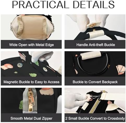 Mozzilog toddler diaper backpack showing back straps and hardware