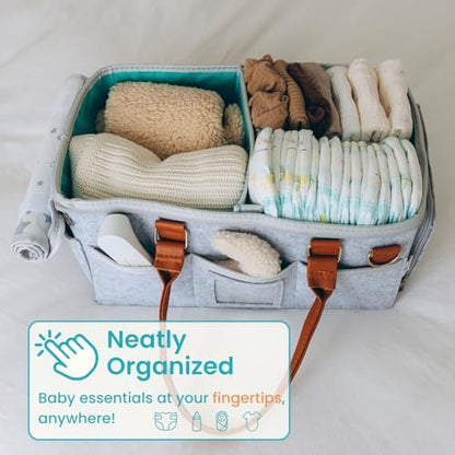 Home For Each portable nappy storage bag with dividers