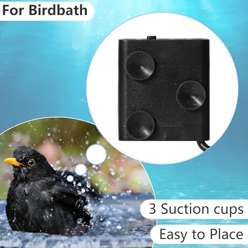 Alizzy DC 5V small water pump submerged in a cat water dispenser for fresh circulation.