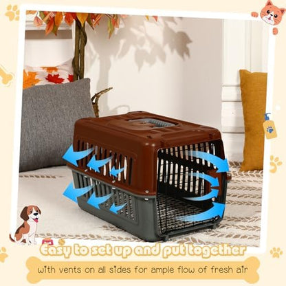 Sunnymove two pack pet carriers disassembled view showcasing easy setup metal bolts