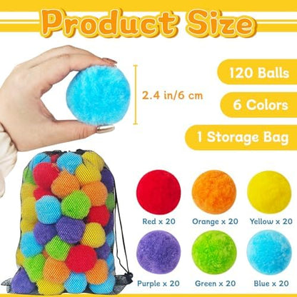 Bright multicolored absorbent soft soaker splash balloons spread out on grass