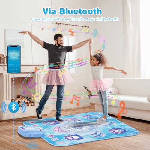 Surelect kids dance mat featuring wireless Bluetooth connectivity