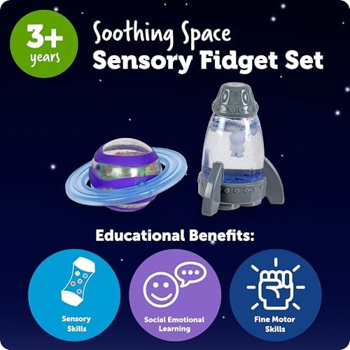 Learning Resources therapeutic toddler toys packaged safely for calm down corner supplies.