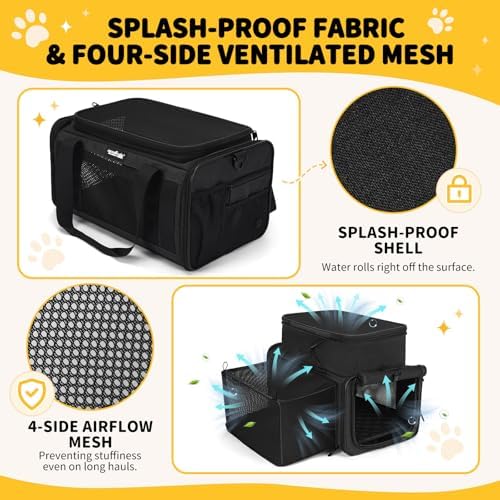 Apollo Walker foldable pet carrier collapsed flat for compact storage
