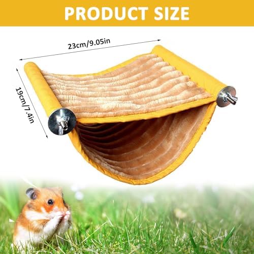FunMove double layer hanging bed hanging inside a wire cage