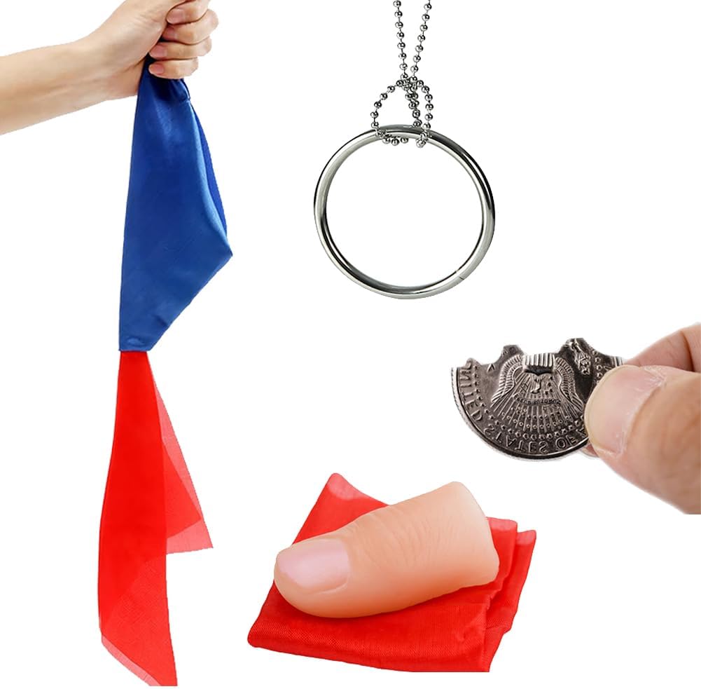 Neliky magic tricks kit 4 classic props front view