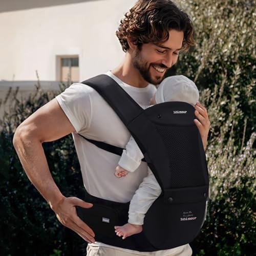 Bebamour carrier used for a toddler with hip seat function