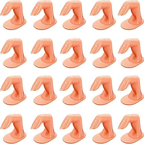Blulu practice manicure fingers set of 20 front view for nail art