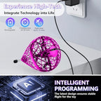 Tikduck 2026 interactive spinner ball highlighting the Type-C USB charging port connection.