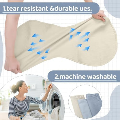 Waterproof backing detail on Hahafelt baby diaper changing mat